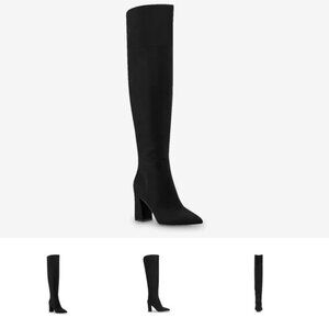 marc fischer boots suede black size 8.5